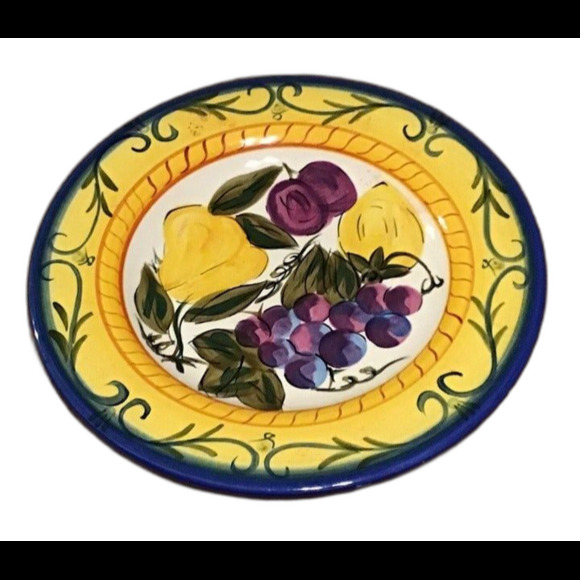 Tabletops Unlimited 2 Dinner Plates & 2 Salad Plates - Sangria Pattern - Picture 1 of 5